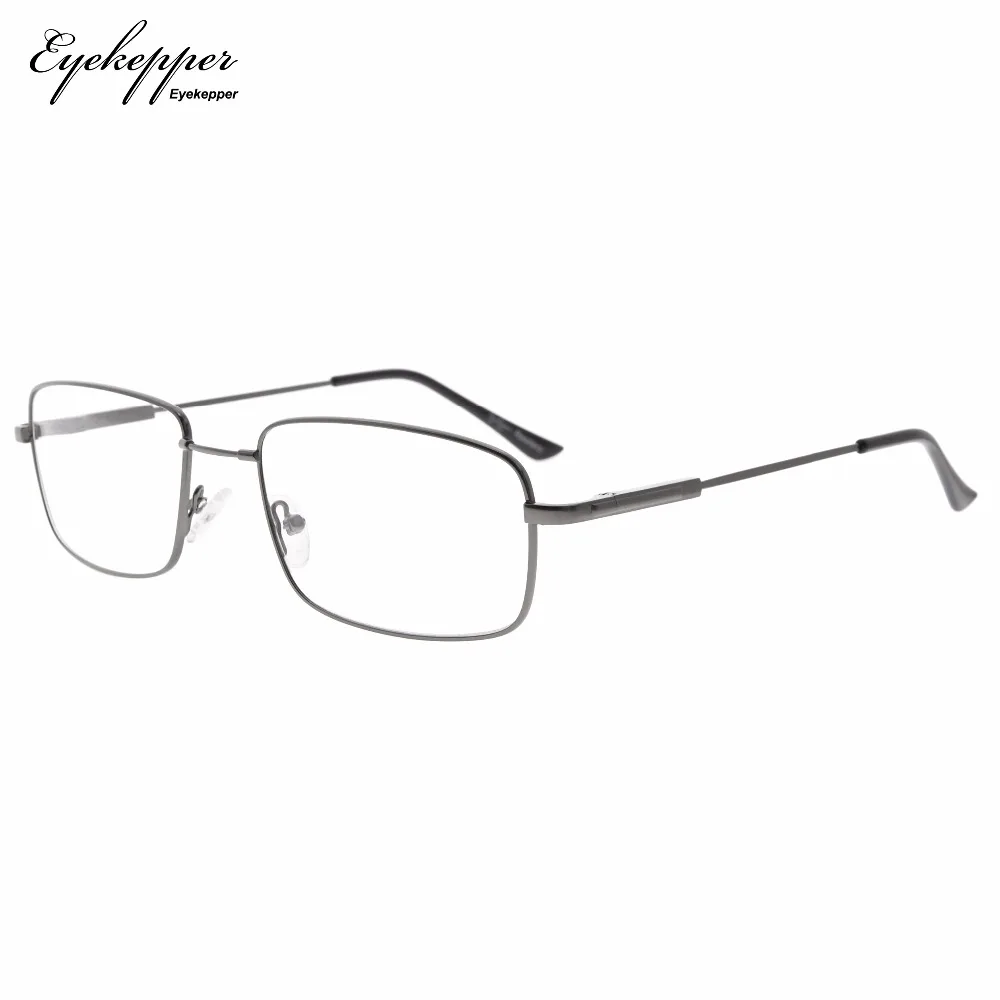 R1701 Eyekepper гибкие титановые очки для чтения памяти мужчин и женщин полуобода + 0 00 ~ 4