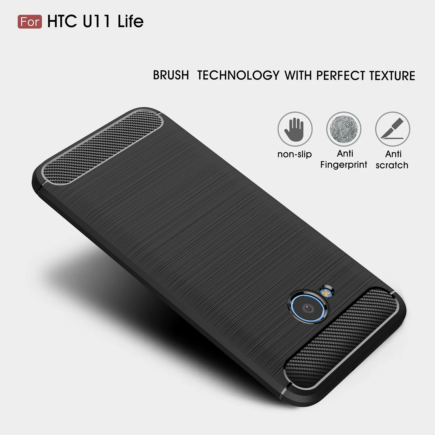 For Phone Cover HTC U11 Life Case Soft Silicone for Bag Coque HATOLY | Мобильные телефоны и аксессуары