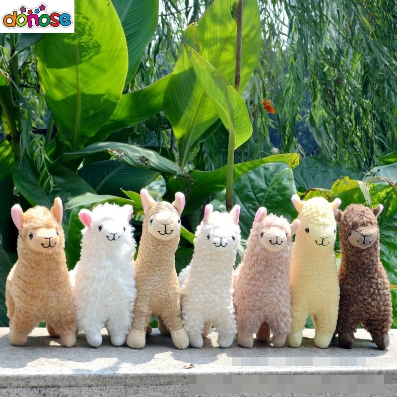 

23cm White Alpaca Llama plush Toy Doll Animal Stuffed Animal Dolls Japanese Soft Plush Alpacasso For Kids Birthday Gifts