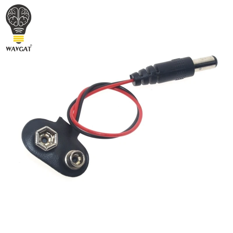 90 DC 9V Кнопка питания для батареи Arduino Mega 2560 1280 UNO R3 132 Пряжка аккумулятора|plug dc|plug 9vdc