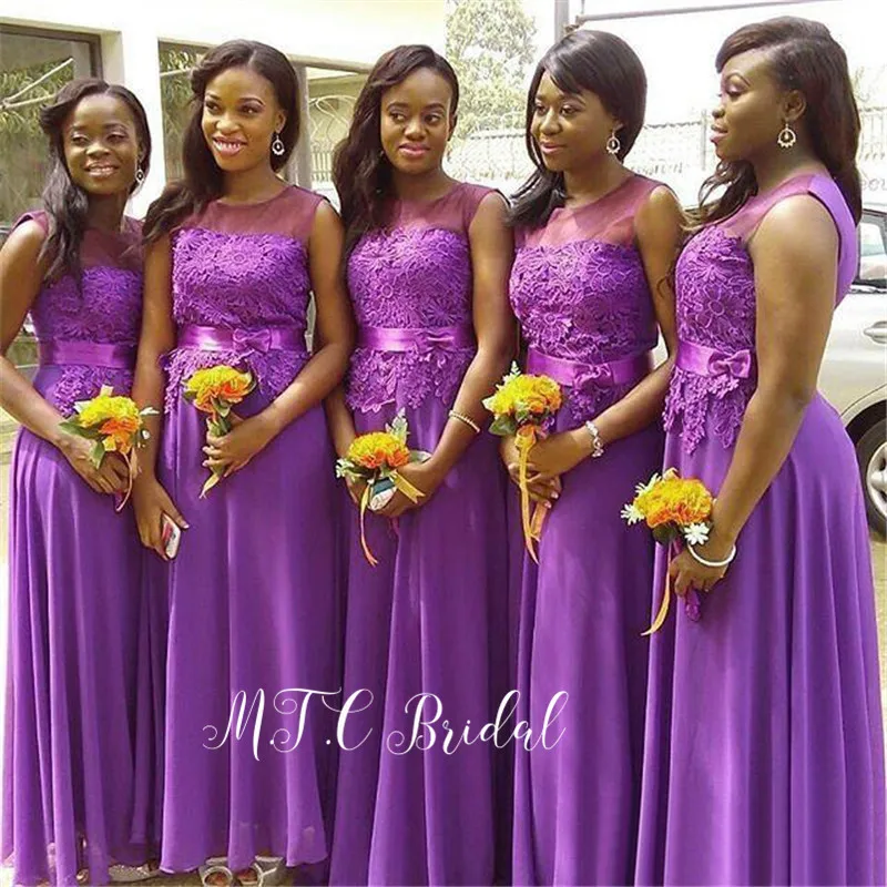 

Изящные фиолетовые кружевные платья подружки невесты с аппликацией 2019 шифоновое длинное платье подружки невесты с глубоким вырезом трапец...