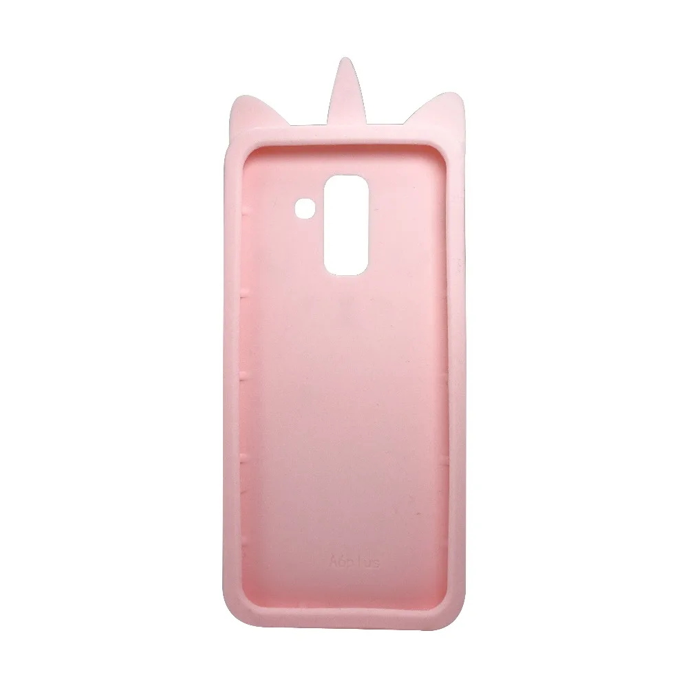 Case for Samsung Galaxy A6 Plus 2018 case SM-A605G A605G Coque 6 inch 3D Cartoon Smiling Minnie |