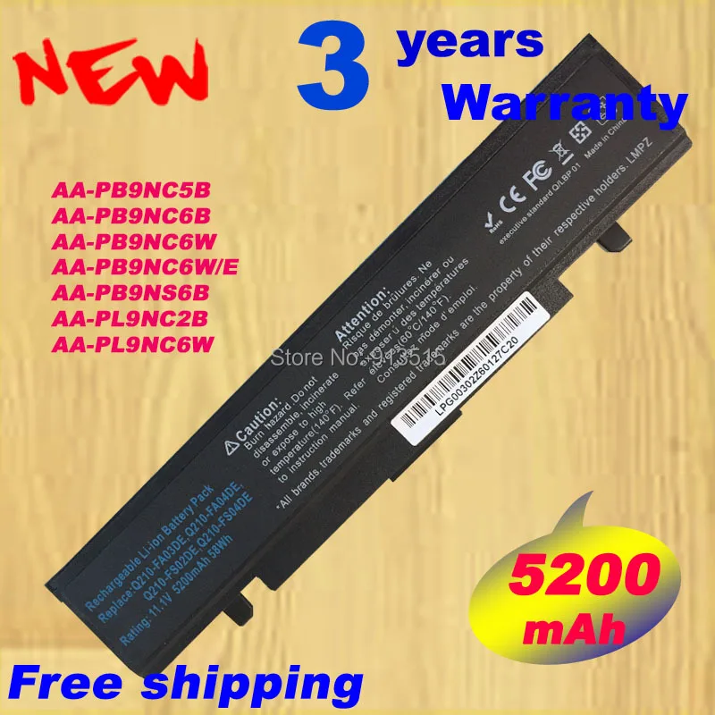 6cell батарея для Samsung R428 R429 R430 R440 R480 R519 R528 R590 AA PB9NC6B|battery operated police lights|battery navigatorbatteries