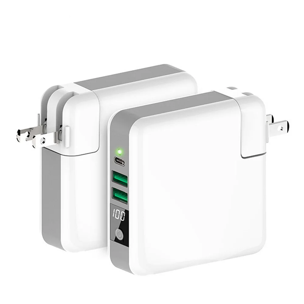 3 в 1 портативное двойное Беспроводное зарядное устройство Qi с 2 USB портами 6700 мАч
