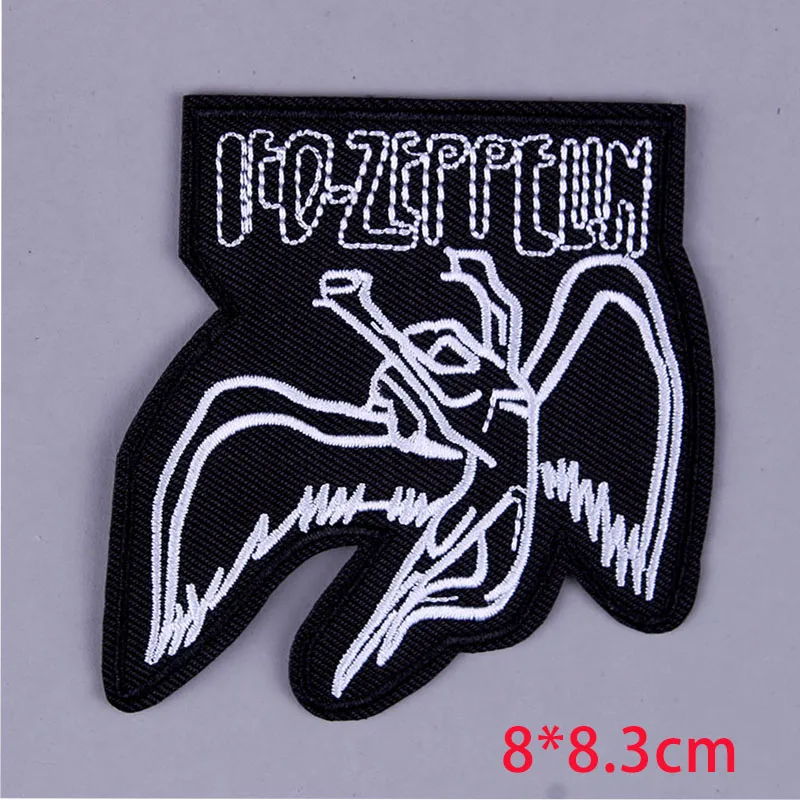 F-PE4340CT DIY Nirvana рок группа патч, вышитые патчи для одежды хиппи наклейки металлические полосы панк полосы патч на одежду полосы - Цвет: F-PE4340CT