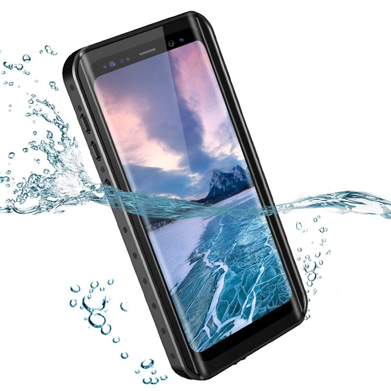 IP68 Note 9 Водонепроницаемый PU кожаный флип чехол для Coque samsung Galaxy 360 защиты