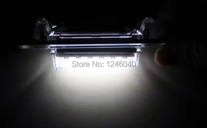 2 шт. Led номерной знак светильник для Benz W202 W210 седан рестайлинг 1997-2000 чистый белый