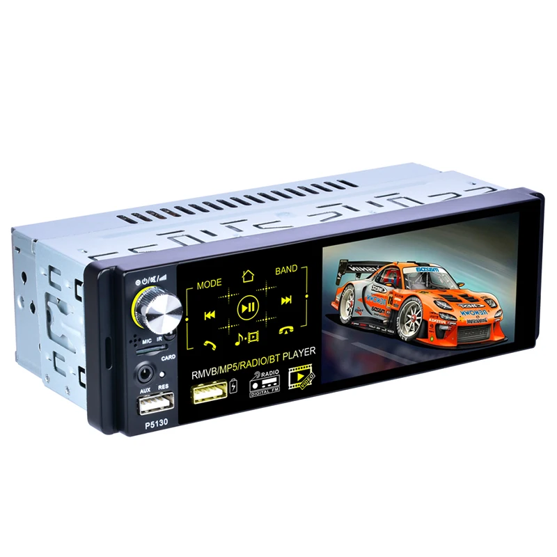 Zeepin P5100 Car MP3 Player WiFi BT4.1 4 Inch Touch Screen Reverse Image FM Lossless Music HD Video with Steering Remote Control |