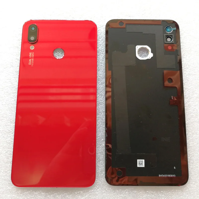 Оригинальная 3D стеклянная задняя крышка батарейного отсека для huawei nova 3i nova 3i(P Smart+) Крышка батарейного отсека Крышка дверного корпуса Запасные части рамка камеры