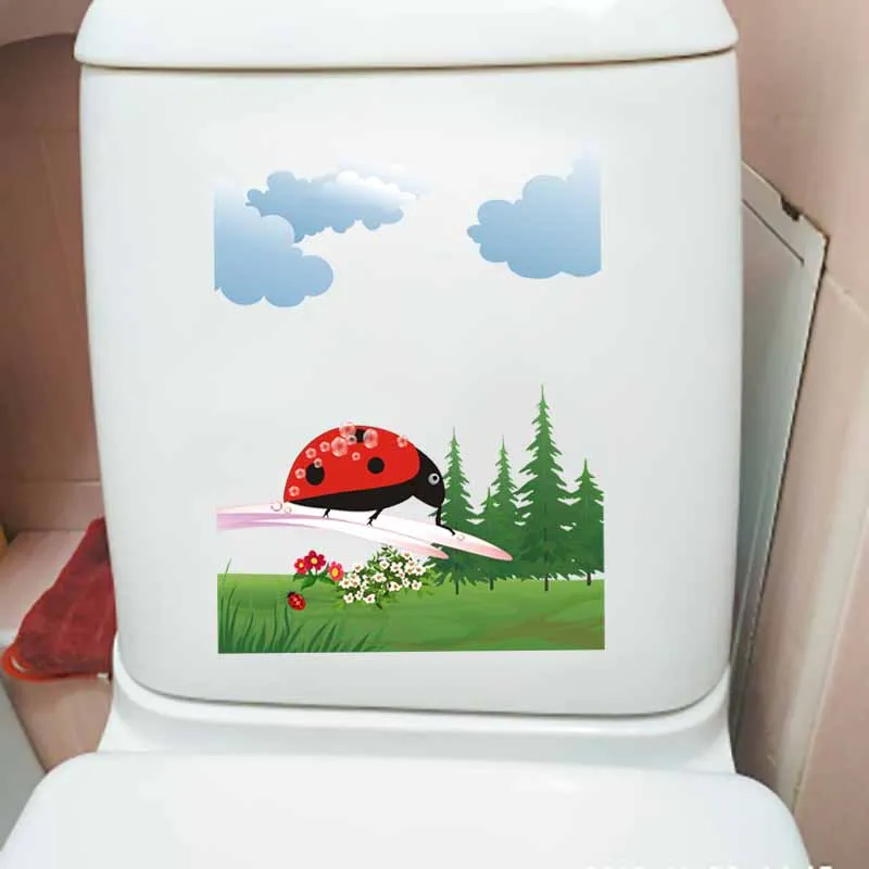 YOJA 17 7x23 2 см современные Мультяшные маленькие цветы семь звезд божья коровка