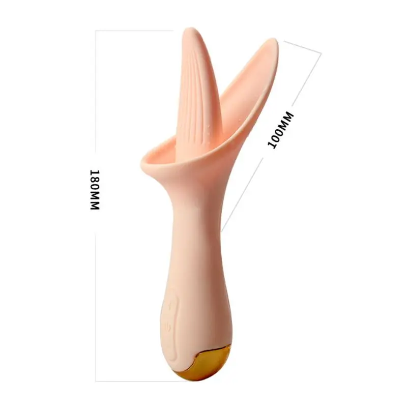 Вибратор для языка стимулятор мягкая киска лижут клитор соска орального секса