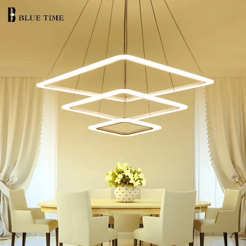 Потолочная люстра светодиодный светильник для гостиной столовой спальни|modern led