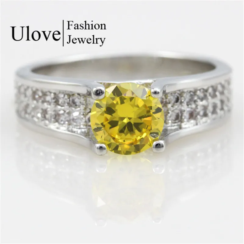 Uloveido 40% off новые подарки для Для женщин кольцо с цирконом Модные украшения