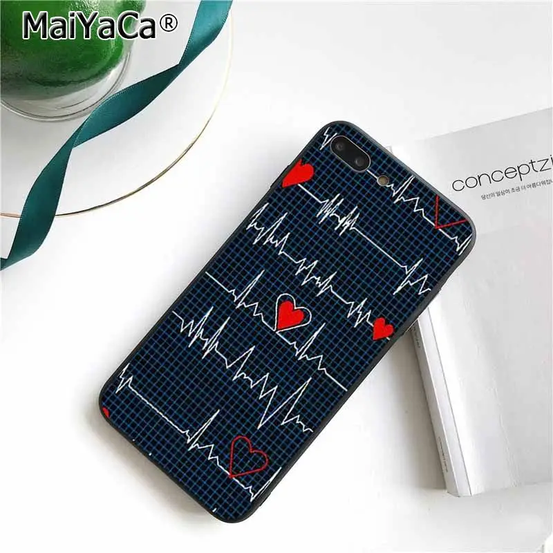 A8 MaiYaCa медицинский чехол для телефона с сердцем для iphone 11 Pro 11Pro MAX 8 7 6 6S Plus X XS MAX 5 5S SE XR 10 чехлов - Цвет: A8