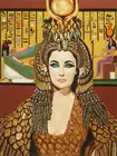 Элизабет Тейлор-Клеопатра-Изобразительное Искусство Шелковый плакат декоративной живописи 24x36inch