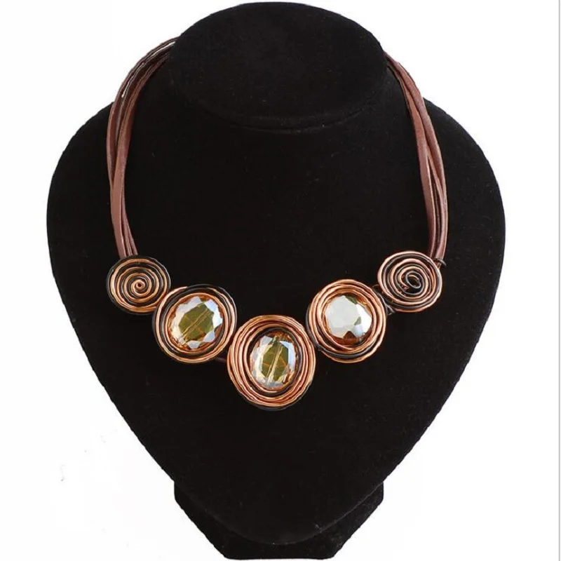 Женское длинное колье чокер Find Me Массивное с длинными цепочками ювелирное