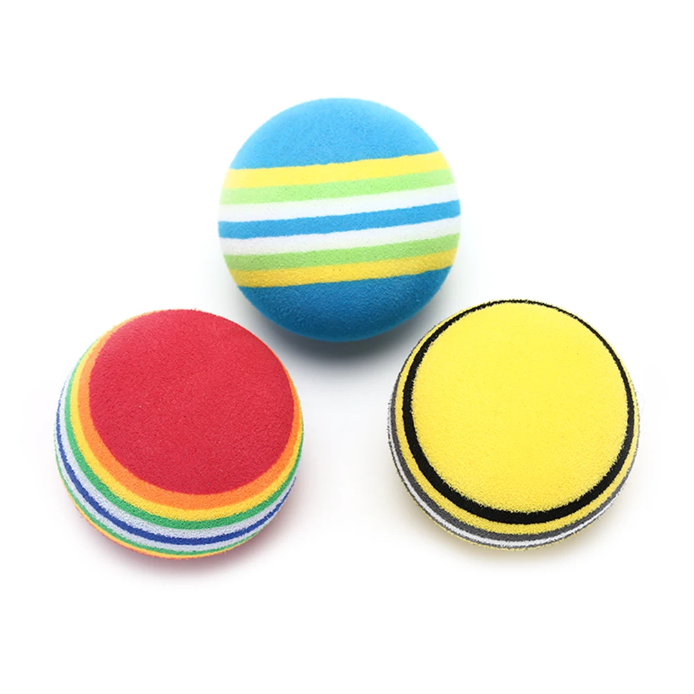 Golf Swing Training Balls 10pcs Sponge Soft Rainbow Foam Golfer/ Tennis golf ball | Спорт и развлечения