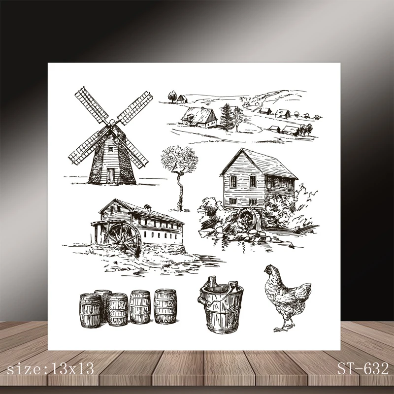 Прозрачная печать ZhuoAng Farm life/запечатанная сделай сам альбом для