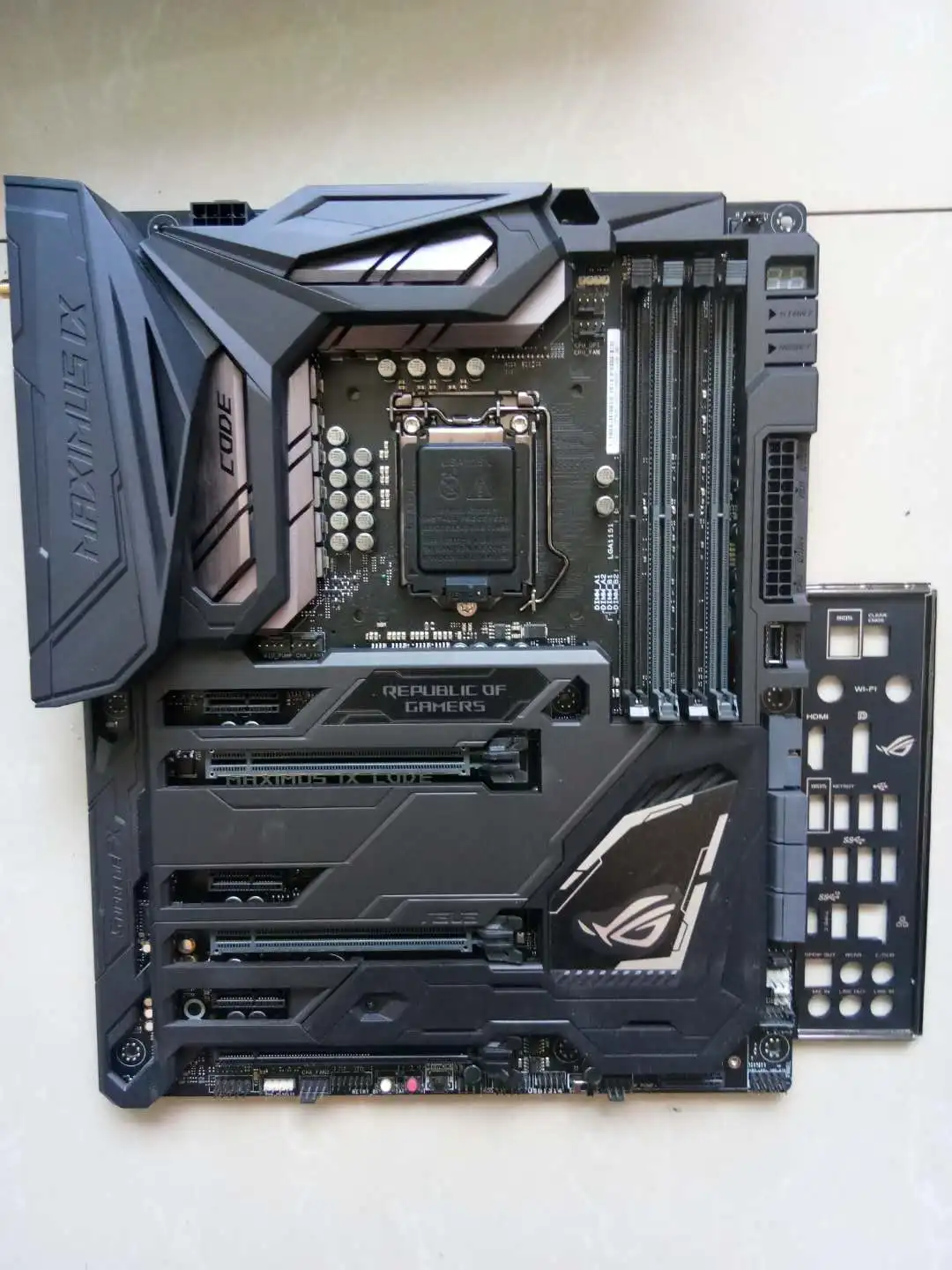 ASUS Z270 MAXIMUS IX CODE ROG M9C плеер игры в страны материнская плата m9c б/у 90%