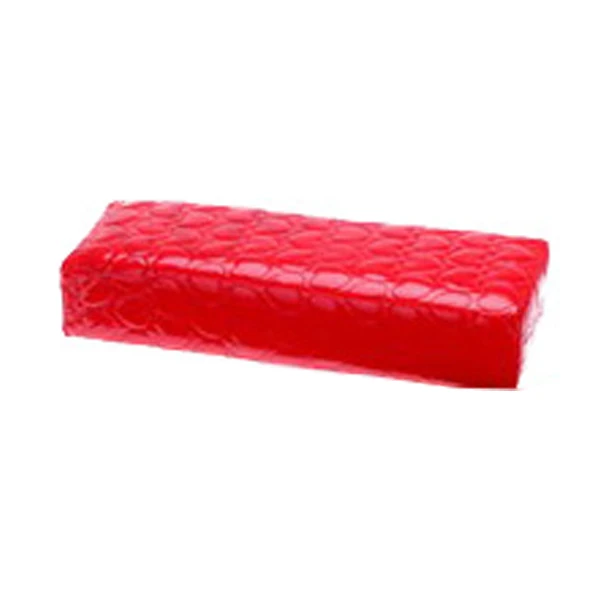 red Hand pillow Подушка для маникюра, мягкая подушка для рук, подставка для рук, подушка из искусственной кожи, мягкий держатель для маникюра, инструмент для ухода за ногтями, оборудование для лечения - Цвет: red Hand pillow