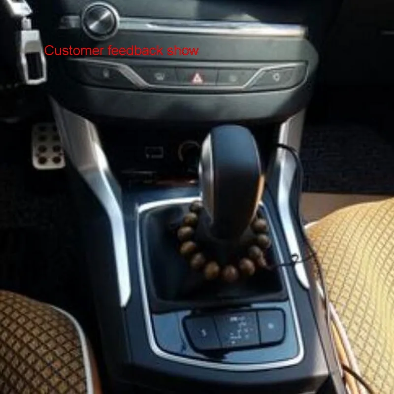 Tonlinker интерьер автомобиля шестерни рядом положение крышка наклейка для peugeot 308 T9-19 Автомобиль Стайлинг 2 шт. ABS углеродное покрытие стикер