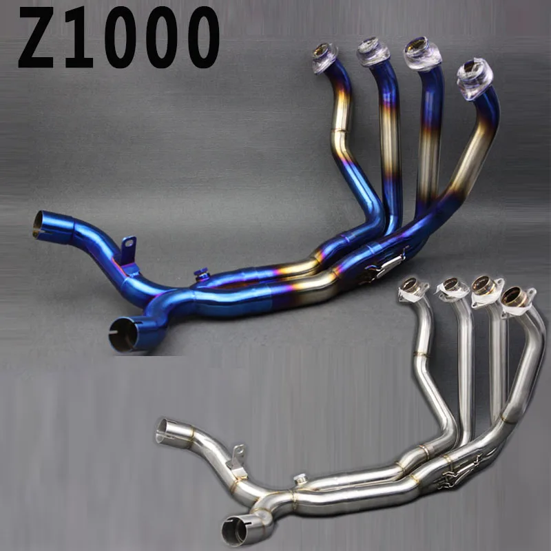 

Slip-on Z1000 Motorcycle Exhaust Middle Pipe Muffler Full System For Kawasaki Z1000 2010 2011 2012 2013 2014 2015 2016 YA009