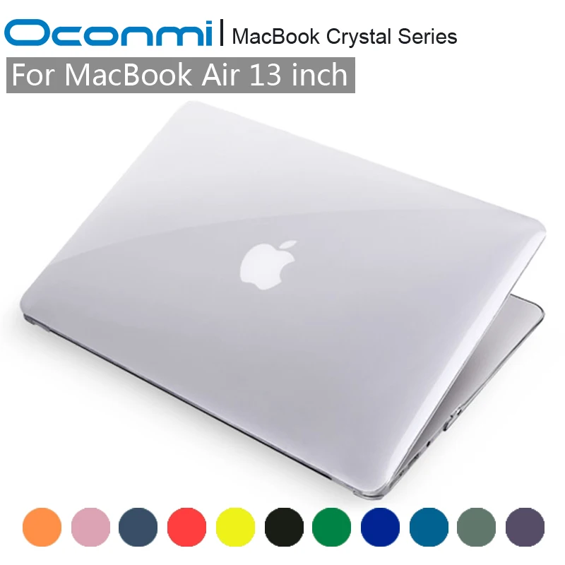Кристалл прозрачный футляр для Apple MacBook Air 13 крышка 13.3 дюймов Сумка ноутбука