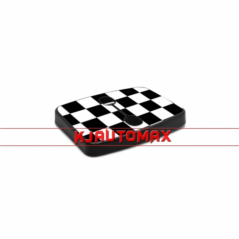 checker flag Автомобильный Стайлинг для Mini Cooper R60 Дверной замок Пряжка защитная оболочка индивидуальные аксессуары - Название цвета: checker flag