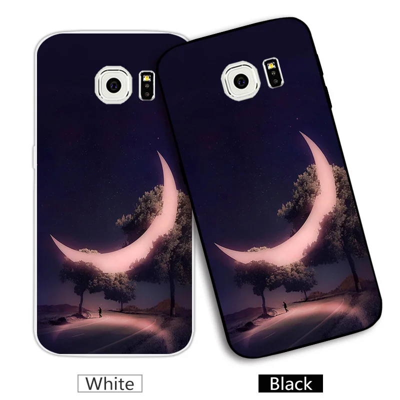 For Samsung Galaxy S6 Edge G925 G925F G925H G925i TPU Silicone Meniscus Back Cover G9250 Cell Phone Case | Мобильные телефоны и