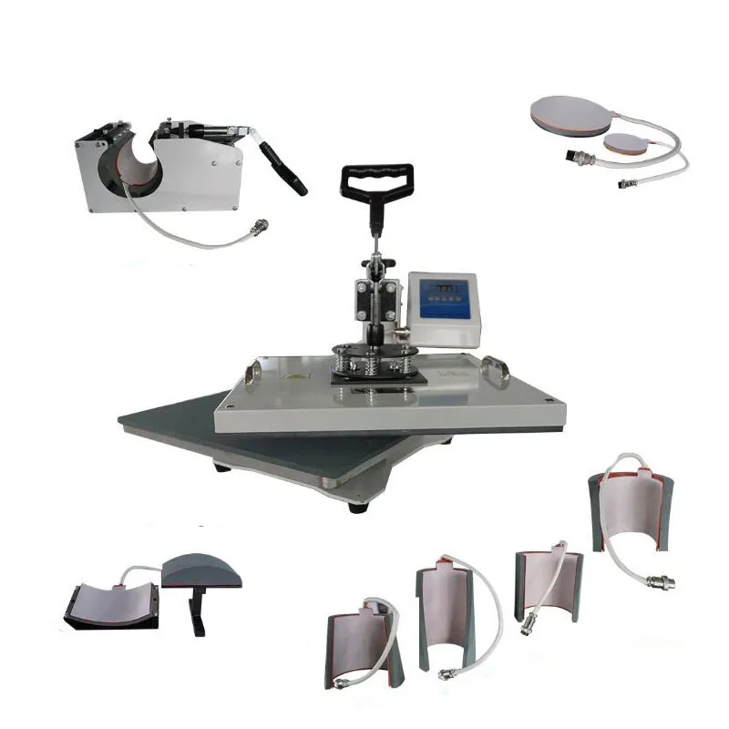 Машина для термопрессования 9 в 1 комбинированная машина крышек пресс