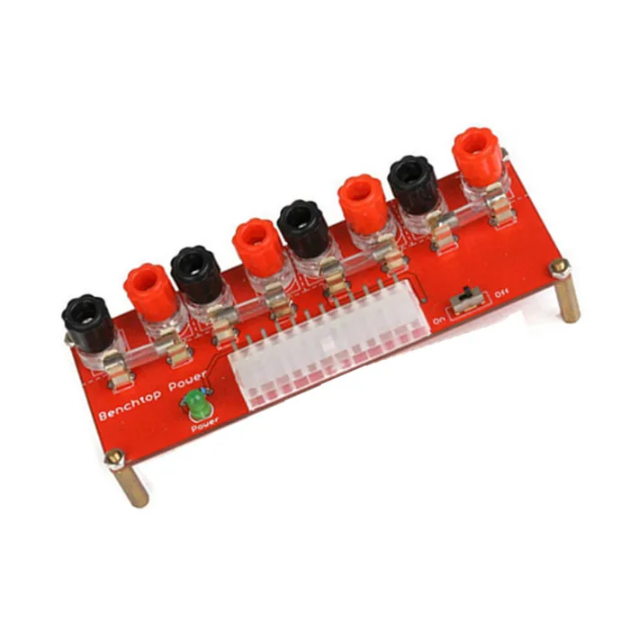 benchtop power 24Pin ATX Desktop PC Computer Power adapter module board 24 pins ATX connector benchtop power supply breakout Adapter board - Цвет: benchtop power