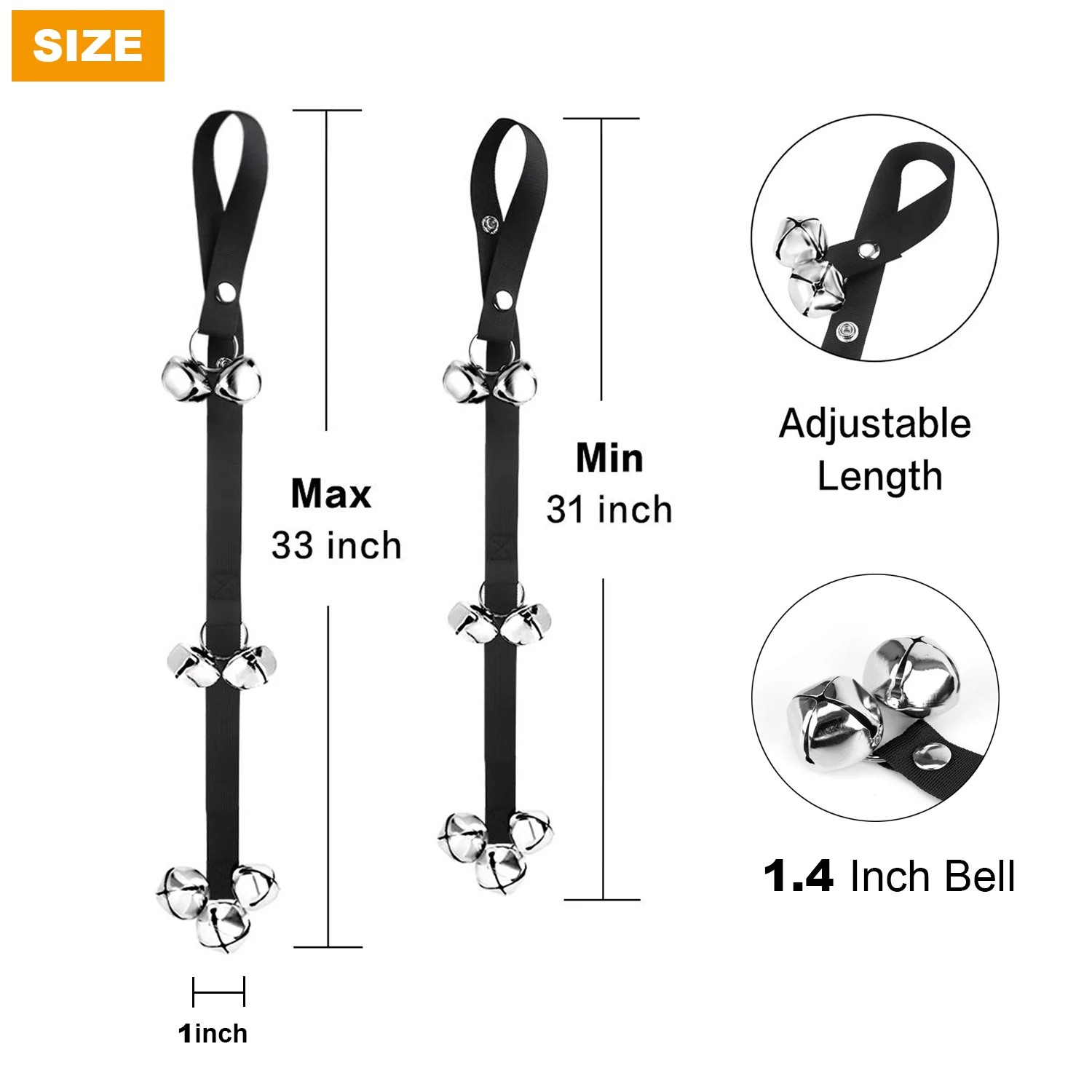 Дверной звонок для собаки горшки тренировочный собачий дверной кольцо