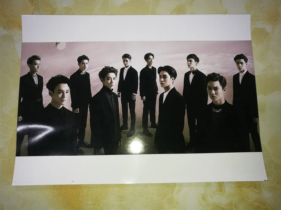 EXO Posters Wall Stickers K-Pop Dance-Pop EXODUS XOXO Home Decoration Gifts White Coated Paper |