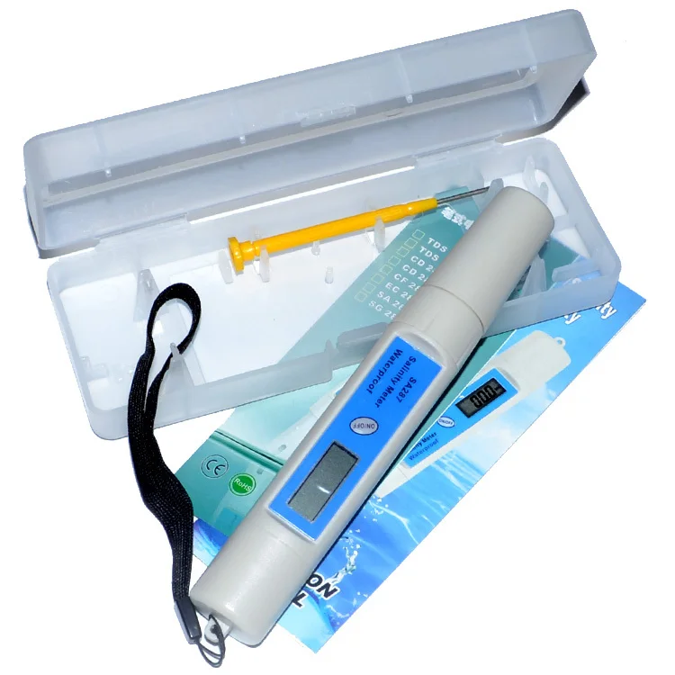 Водонепроницаемый цифровой измеритель солености для соленой воды бассейна рыбы