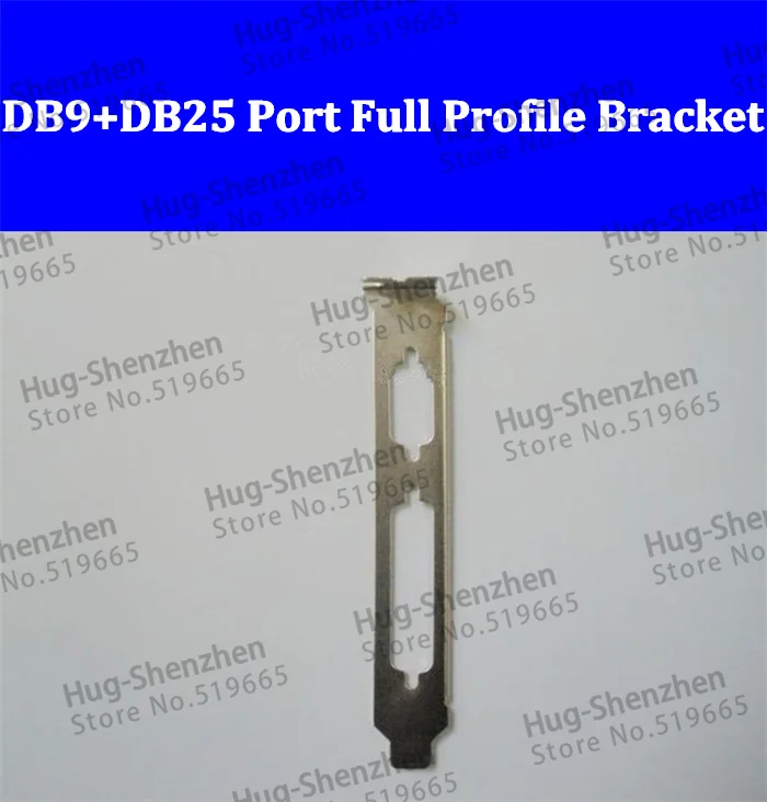 PCI E DB9 Серийный Com порт + DB25 LPT Parral полный профиль кронштейн 100 шт|port bracket|bracket lbracket pci |