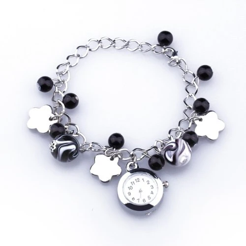 Новинка Лидер продаж bracciale OROLOGIO ДА POLSO al Quarzo Rotondo perline acrilico Nero Moda | Электроника