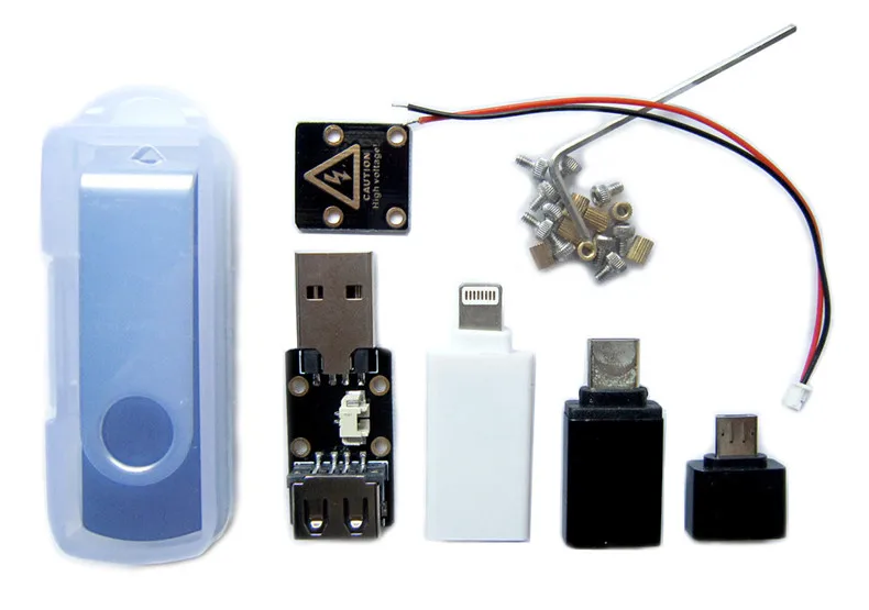 Последняя Обновленная USB убийца V3.0 USBKiller3.0 U диск убийца миниатюрный высоковольтный импульсный генератор Аксессуары в комплекте