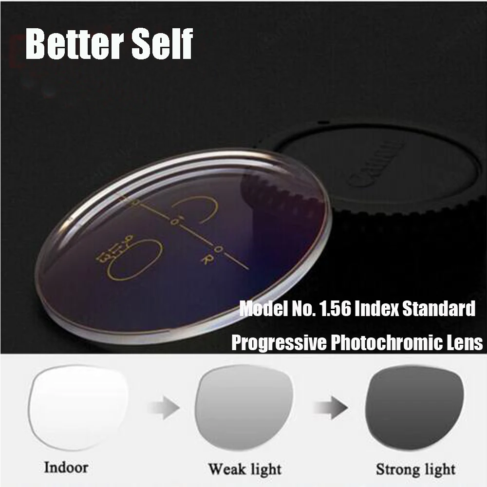Стандартная передняя сторона мультифокальная прогрессивная фотохромная