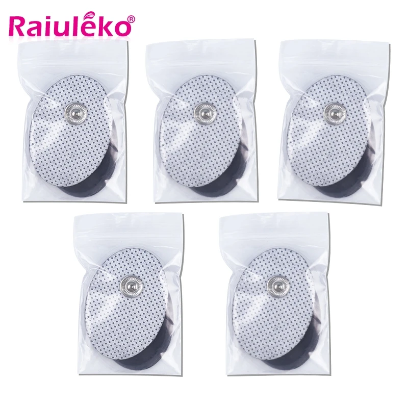 

TENS Unit Electrodes Pads 10/20 PCS 4.5*3cm Replacement Pads Electrodes Tens Acupuncture Therapy Snap Electrode Pads Pain Relief