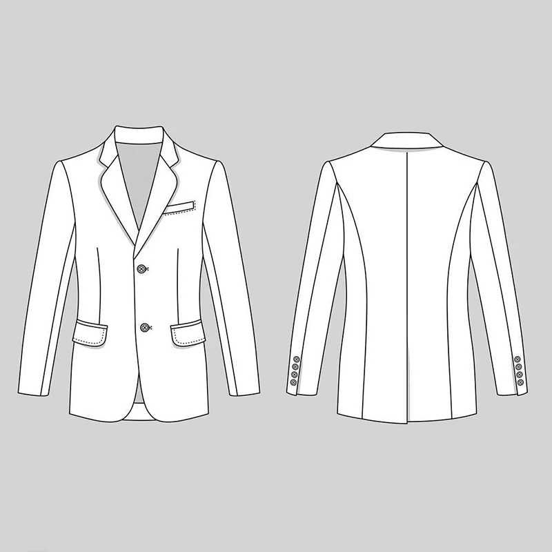 Only Jacket Локоть патч последние конструкции пальто брюки серый мужские костюмы для бизнеса Slim Fit Terno Masculino Выпускной Мужской Блейзер 2 шт. куртка брюки - Цвет: Only Jacket