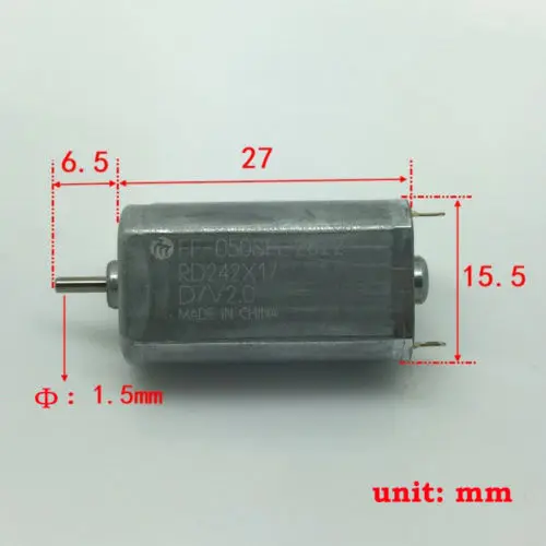 MABUCHI FF 050SH 2622 3 7 в 33000 об/мин высокоскоростная микро Драгоценная металлическая