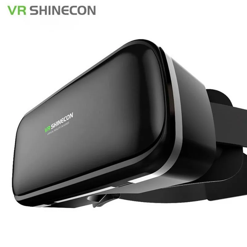 original vr shinecon 60 realidad virtual be 3d gafas cartn casco para 40 63 pulgadas smartphone con cont free global shipping