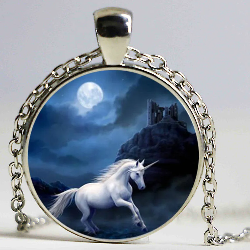 Новый стиль ожерелье ювелирное изделие конная лошадь природа черно-белое