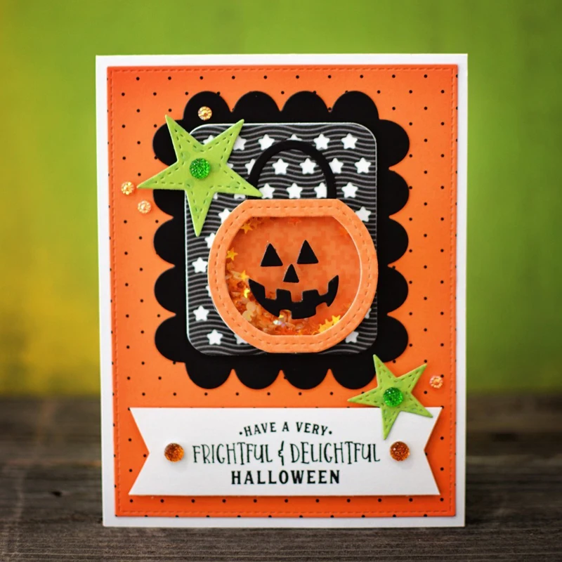 FRIGHT ФЭСТ Хэллоуин металлические Вырубные штампы для DIY скрапбукинга альбом