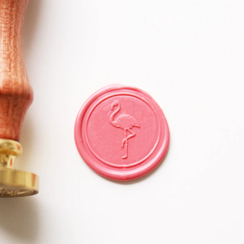 Фламинго воск печать штамп свадебная вечерние начальный набор | Дом и сад