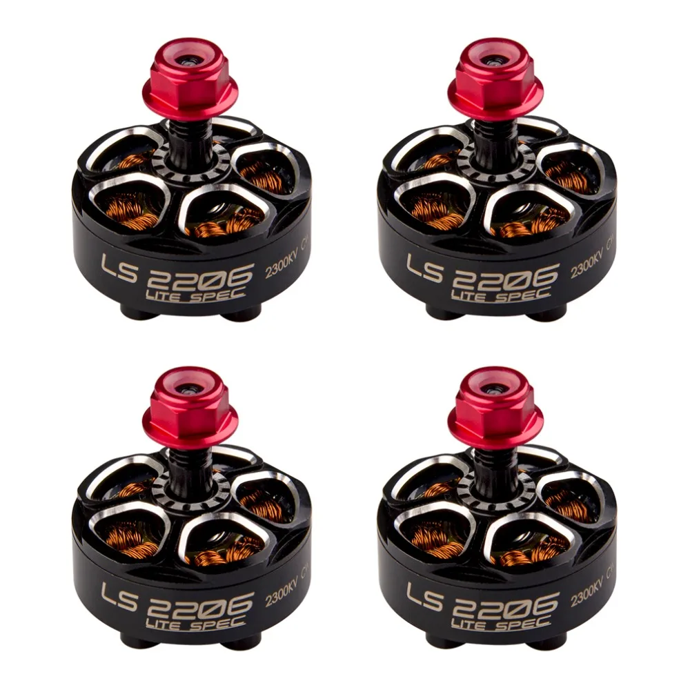 4 шт. Новый EMAX LS2206 2300KV 2600KV 2700kv/LS2207 1900KV 2400KV 2550KV 3 ~ 5 s 6 S двигатель для FPV RACER