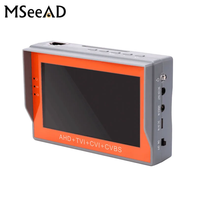 5MP AHD CCTV тестер 4 в 1 для TVI CVI CVBS аналоговая камера системы безопасности монитор с 3