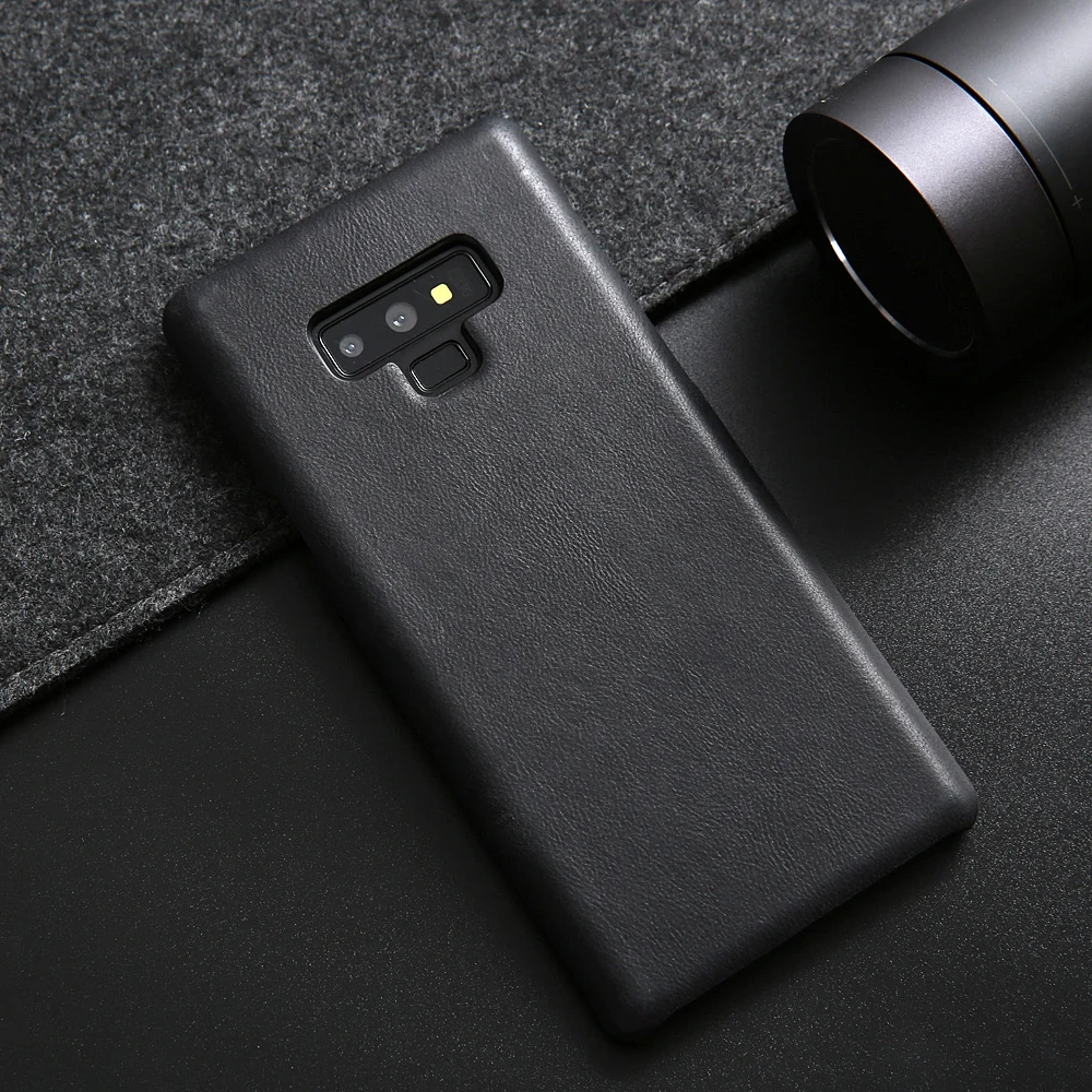 Чехол для Samsung Galaxy Note 9 роскошный чехол из натуральной кожи Модный воловьей