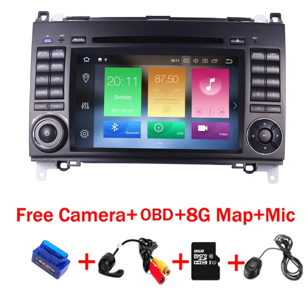 Мультимедийный плеер Vito Viano W169 W245 W469 W906 Wifi 4G + 32G Android 9 0 для Mercedes/Benz Sprinter 2500 3000 Wi Fi