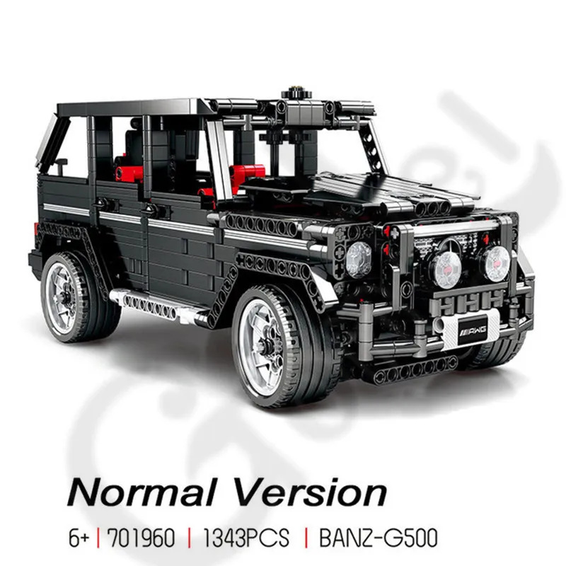 Technic 20100 совместим с Technik MOC 2425 G500 AWD вагон RC моторы автомобильные наборы строительные блоки кирпичи развивающие игрушки